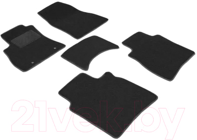 Комплект ковриков для авто Seintex 85981 (черный)