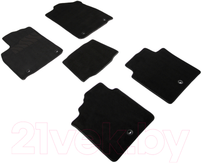 Комплект ковриков для авто Seintex 94282 (черный)