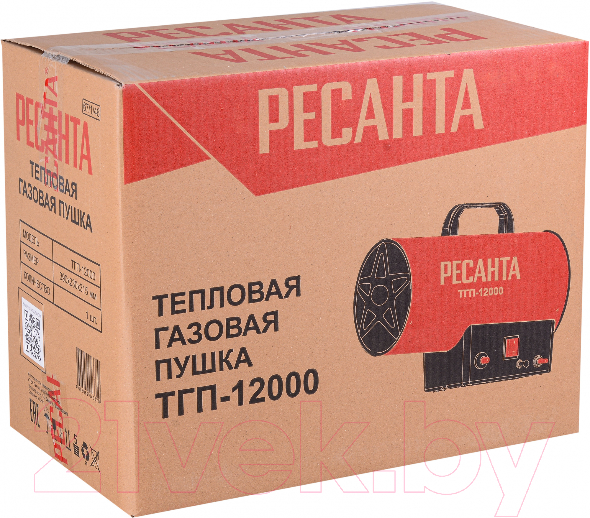 Тепловая пушка газовая Ресанта ТГП-12000