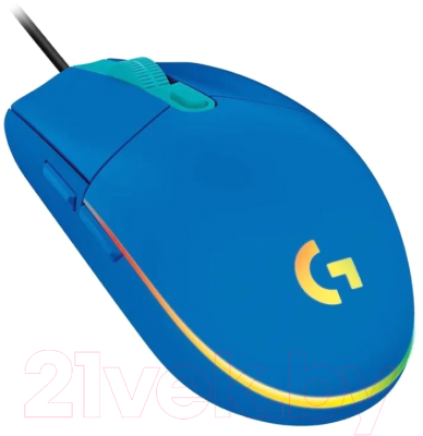 Мышь Logitech G203 Lightsync / 910-005798 (синий)