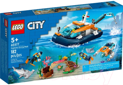 Конструктор Lego City Исследовательская водолазная лодка / 60377