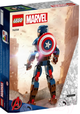 Конструктор Lego Super Heroes. Сборная фигурка Капитана Америки / 76258