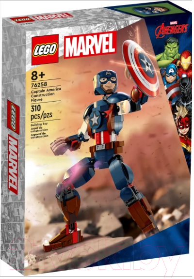 Конструктор Lego Super Heroes. Сборная фигурка Капитана Америки / 76258