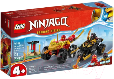 Конструктор Lego Ninjago Кай и Рас: Битва на машине и мотоцикле / 71789