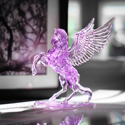3D-пазл Crystal Puzzle Единорог фиолетовый / 90162