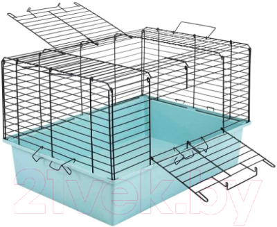 Клетка для грызунов Дарэленд Кролик 60 №2 / 41612бирюз