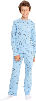 Пижама детская Mark Formelle 563320 (р.110-56, звезды на голубом)