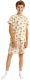 Пижама детская Mark Formelle 563322-1 (р.122-60, смешные макарошки) - 