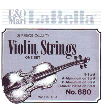 Струны для смычковых La Bella 680 3/4 (металл)