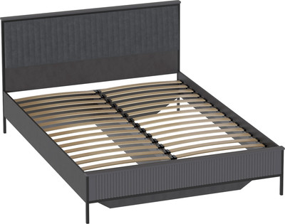 Каркас кровати Мебельград Нора 160 (металл бруклин/графит) - 