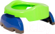 Дорожный горшок Potette Plus 23011DM/1 (зеленый/голубой) - 