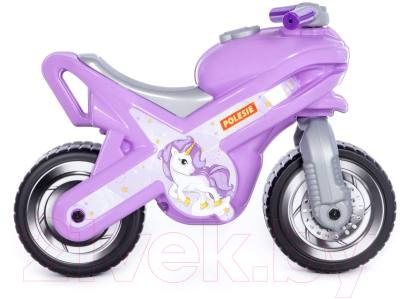Каталка детская Полесье Мотоцикл МХ / 09187 (сиреневый)