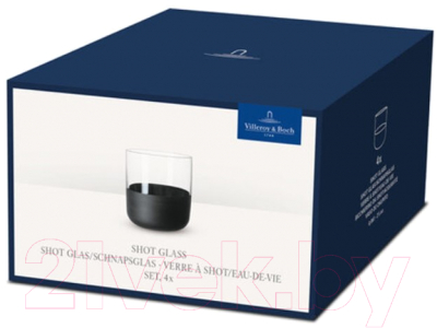 Изображение товара Набор шотов Villeroy & Boch Manufacture Rock / 11-3798-8240 (4шт)