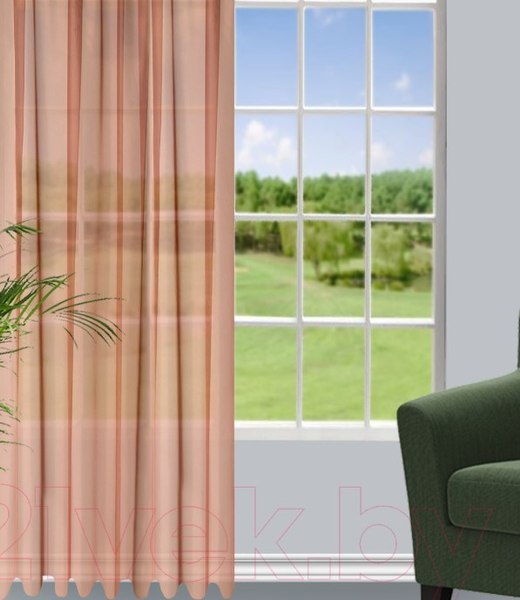 Гардина Велес Текстиль 600В (265x600, шоколад)