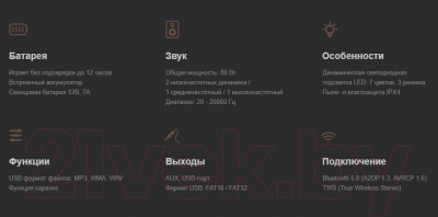 Изображение товара Портативная колонка Vipe Nitro X5 VPMSNITROX5