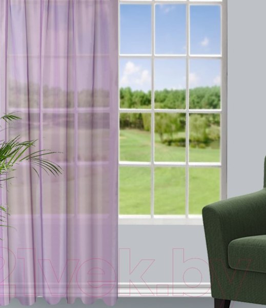 Гардина Велес Текстиль 600В (265x600, фиолетовый)