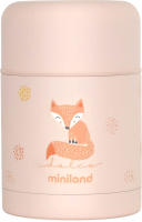 Термос для еды Miniland Thermy Dolce / 89490 (600мл, розовый/лисенок) - 