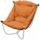 Кресло садовое M-Group Чил / 12360307 (серый/оранжевая подушка) - 