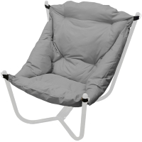 Кресло садовое M-Group Чил / 12360309 (серый/серая подушка) - 