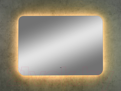 Зеркало Континент Burzhe Led 120x70 (с часами, функцией антизапотевания, холодная подсветка)
