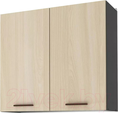 Шкаф навесной для кухни Stolline Дуэт 80 / СТЛ.316.03 (дуб феррара/ясень шимо светлый)
