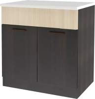 Шкаф-стол кухонный Stolline Дуэт 80 / СТЛ.316.06М (дуб феррара/ясень шимо светлый) - 