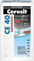 Фуга Ceresit CE 40 Aquastatic (20кг, белый) - 