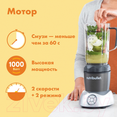 Блендер стационарный NutriBullet NB200DG Select