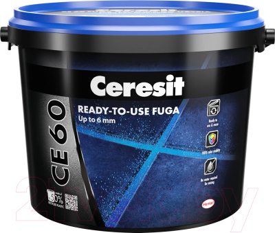 Фуга Ceresit CE 60 (2кг, серебряно-серый)