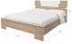 Миниатюра изображения товара Каркас кровати Stolline Оливия / СТЛ.109.08 (дуб сонома/белый)