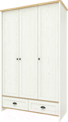 Шкаф Stolline Тифани 3-х дверный с ящиками / СТЛ.305.02 (дуб небраска/белый)