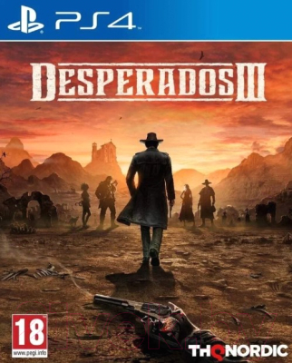 Игра для игровой консоли PlayStation 4 Desperados III (EU pack, RU version)