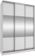 Шкаф-купе Stolline Байкал-2 2-х дверный / СТЛ.521.01 (бело-серый/зеркало) - 
