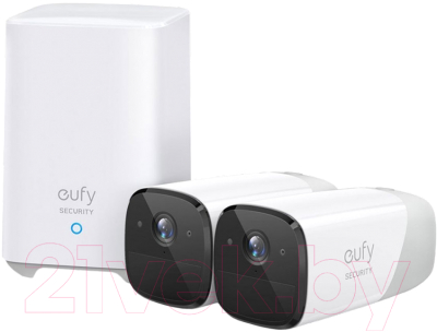 Комплект видеонаблюдения Eufy 2 PRO Уличная / EUF-T88513D1-WT (белый)