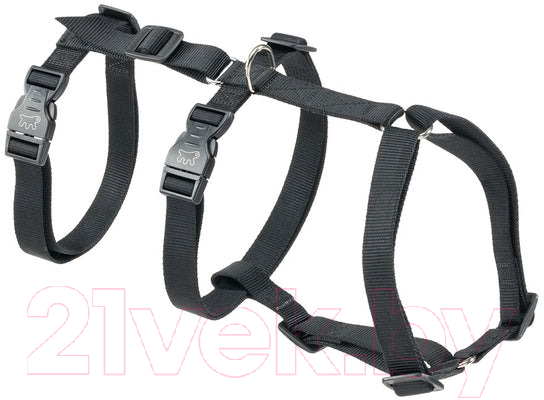 Шлея Ferplast Brave / 75578340 (L, черный, нейлон)