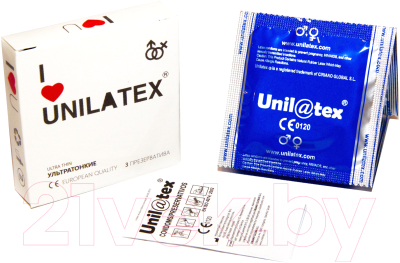 Презервативы Unilatex Natural Ultrathin 3012 (3шт)