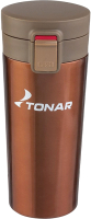Термокружка Тонар HS.TMК-02 (0.4л, кофейный) - 