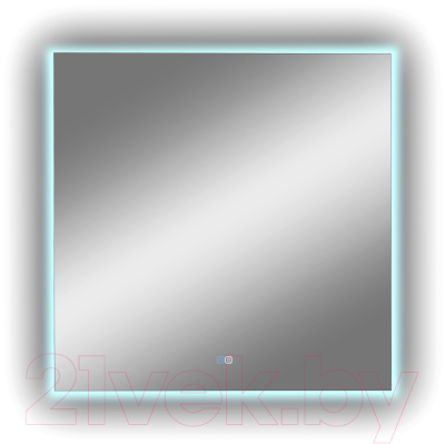 Зеркало Континент Trezhe Led 100x100 (с функцией антизапотевания, холодная подсветка)