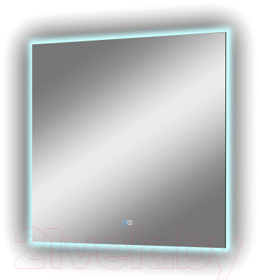 Зеркало Континент Trezhe Led 100x100 (с функцией антизапотевания, холодная подсветка)