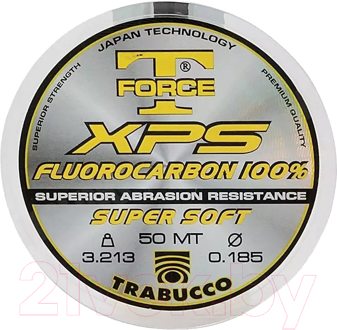 Леска флюорокарбоновая Trabucco T-Force Fluorocarbon 0.14мм 25м / 053-59-140