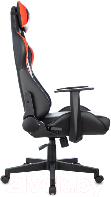 Кресло геймерское Бюрократ Zombie Game Penta (черный/красный)