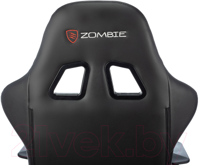 Кресло геймерское Бюрократ Zombie Game Penta (черный/красный)