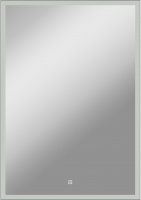 Зеркало Континент Frame Silver Led 70x100 (нейтральная подсветка) - 