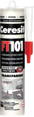 Клей-герметик Ceresit FT101 (280мл, белый)