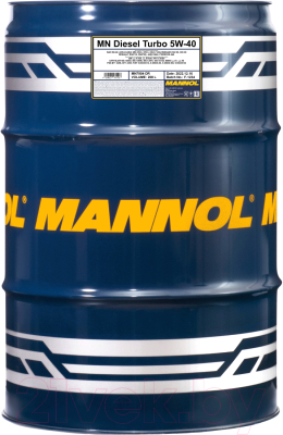 Моторное масло Mannol Diesel Turbo 5W40 CI-4/SL / MN7904-DR (208л)