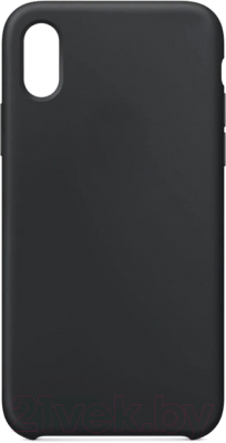 Чехол-накладка Case Liquid для iPhone X (черный матовый)