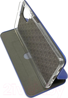 Чехол-книжка Case Magnetic Flip для Galaxy A22 4G (синий)