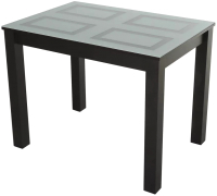 Обеденный стол Stolline Ривьера-1 (венге/белый/венге квадраты) - 