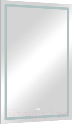 Зеркало Континент Verte Led 80x120 (с часами, подогревом, датчиком движения)