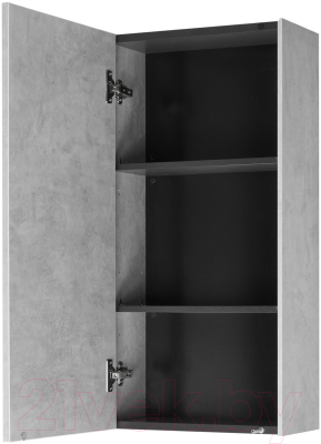 Шкаф-полупенал для ванной Акватон Марбл Слэйт (1A276403MH8A0)